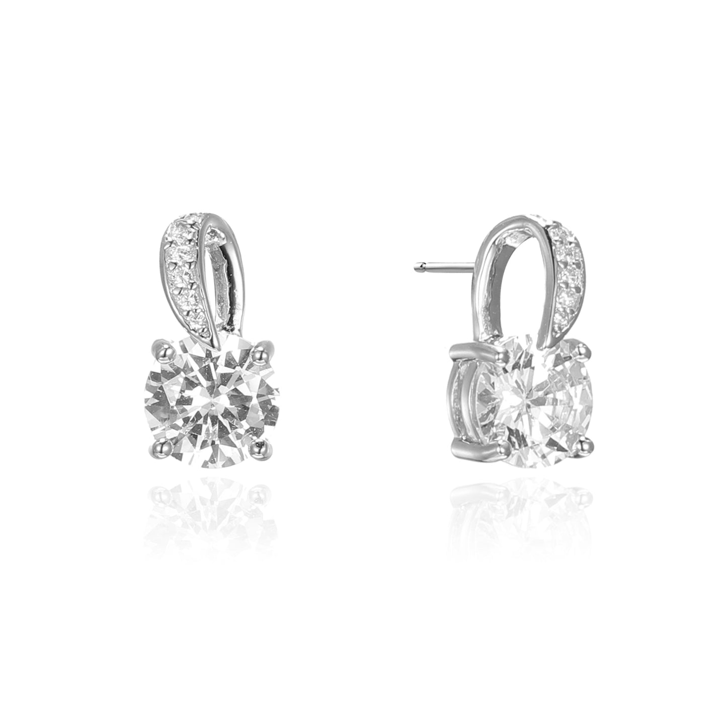 Silver CZ Earrings