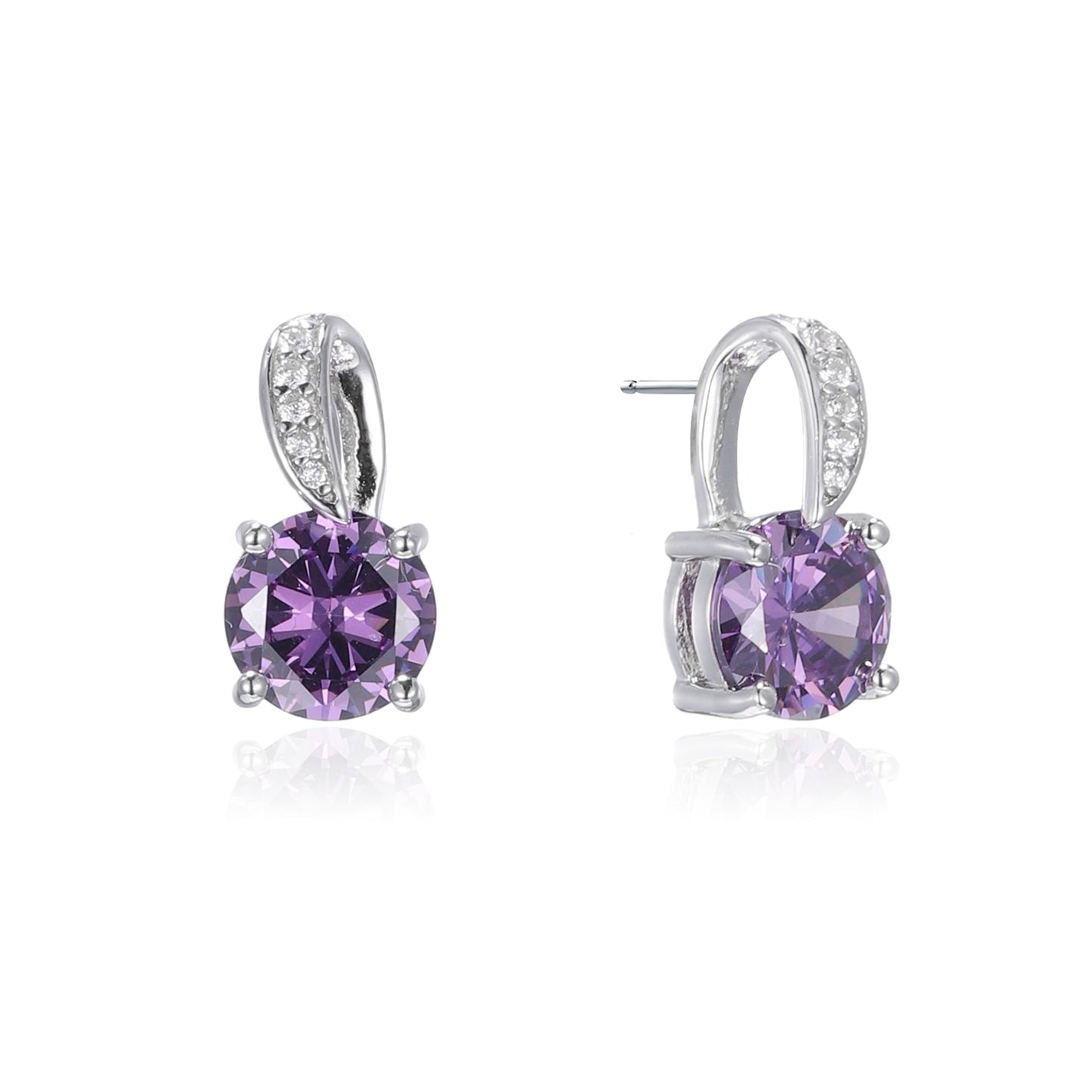 Silver CZ Earrings