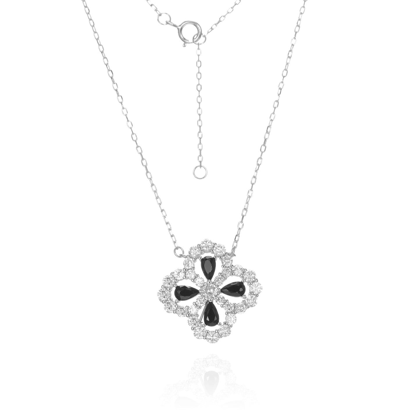 Silver CZ Necklace