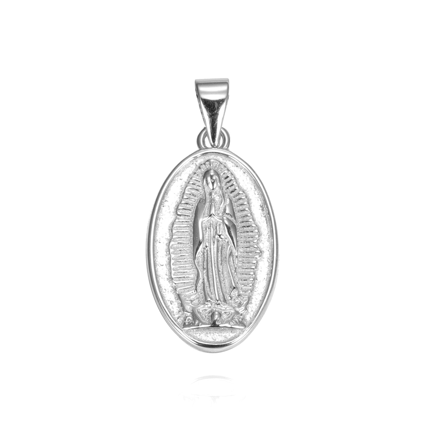 Silver Virgin Mary Pendant