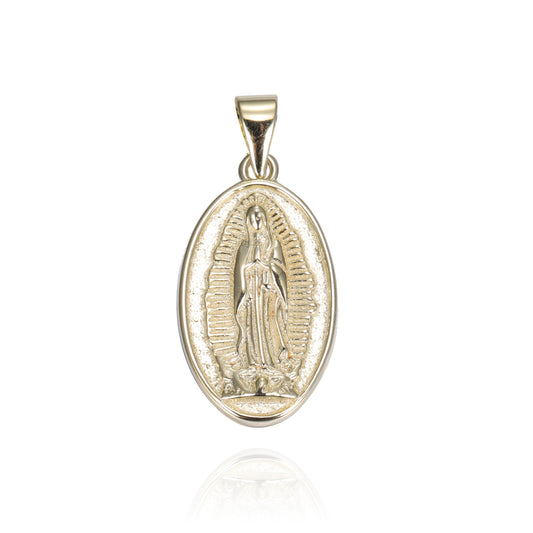Silver Virgin Mary Pendant