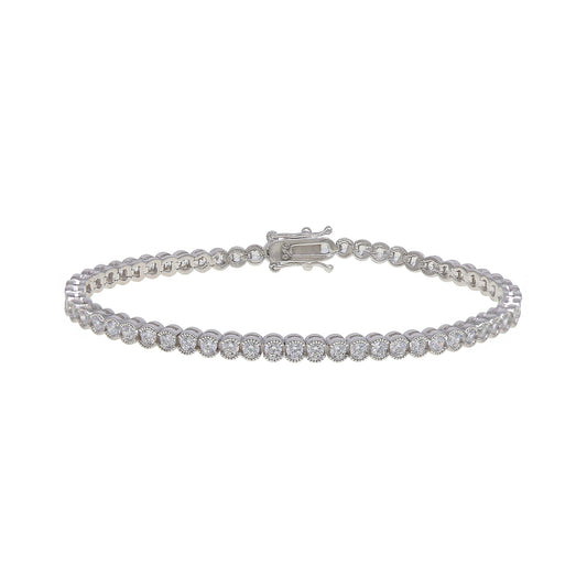 Silver Tennis Bracelet