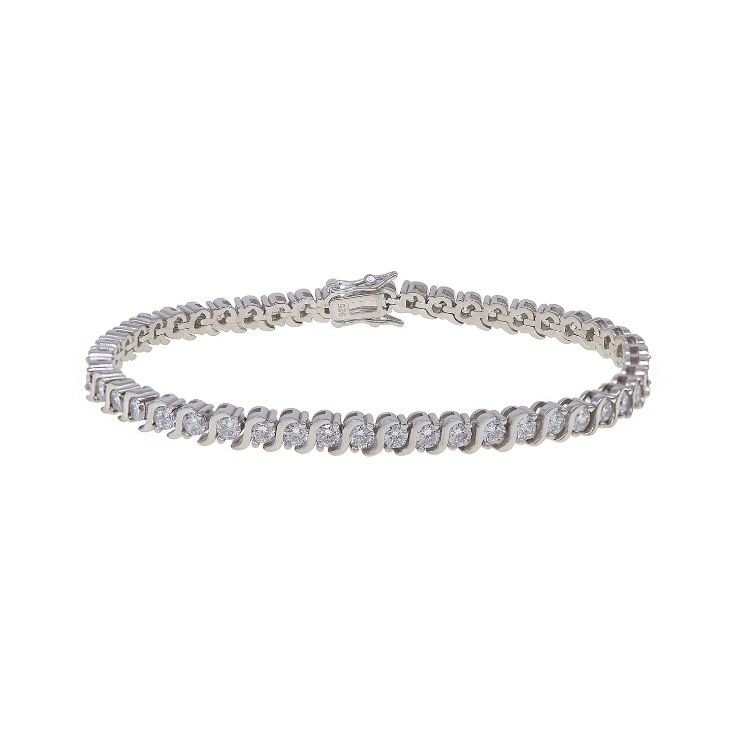 Silver Tennis Bracelet