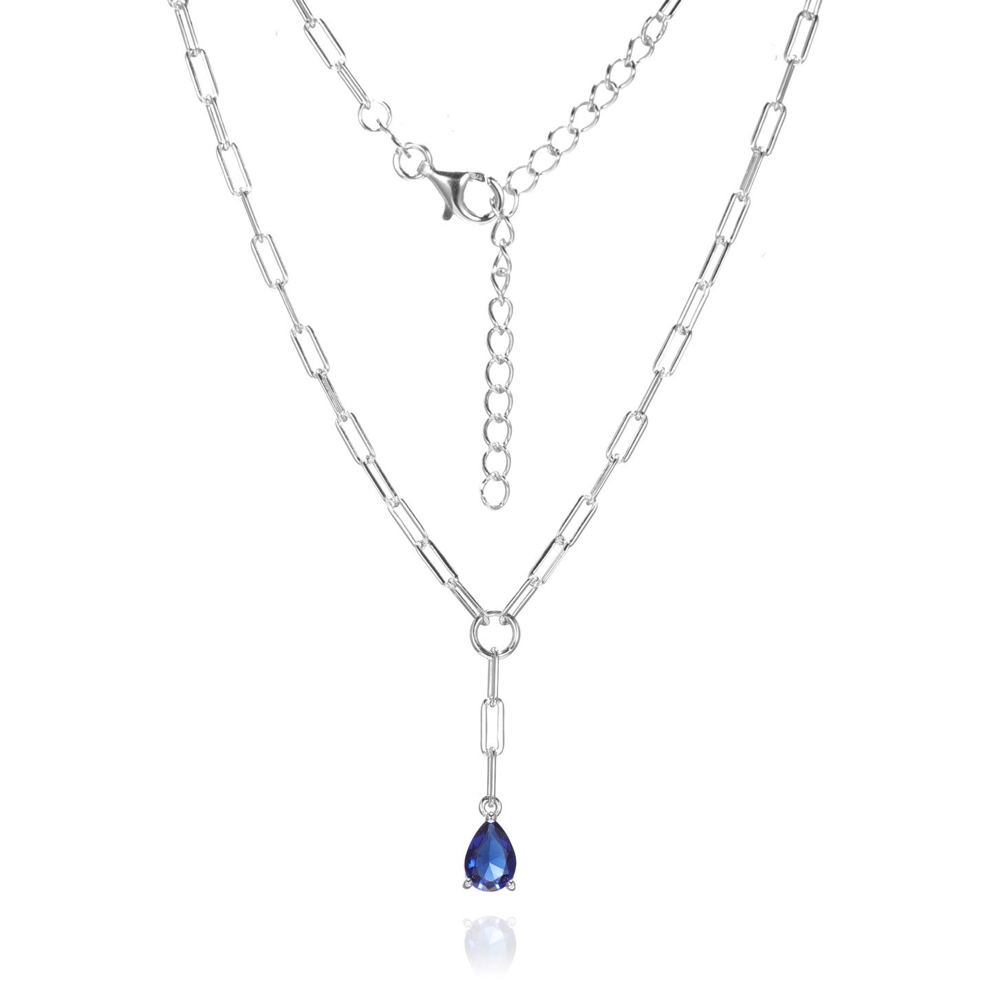 Silver CZ Necklace