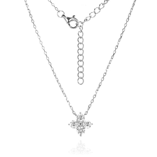 Silver CZ Necklace