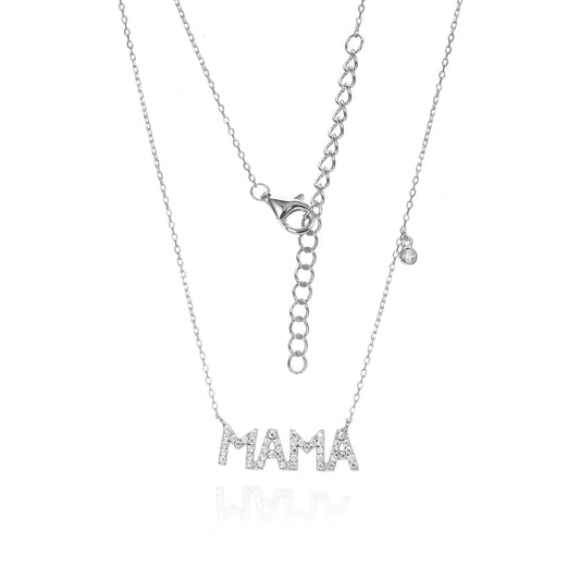 Silver CZ Necklace