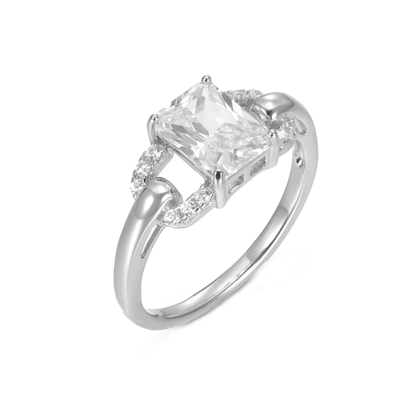 Silver CZ Ring