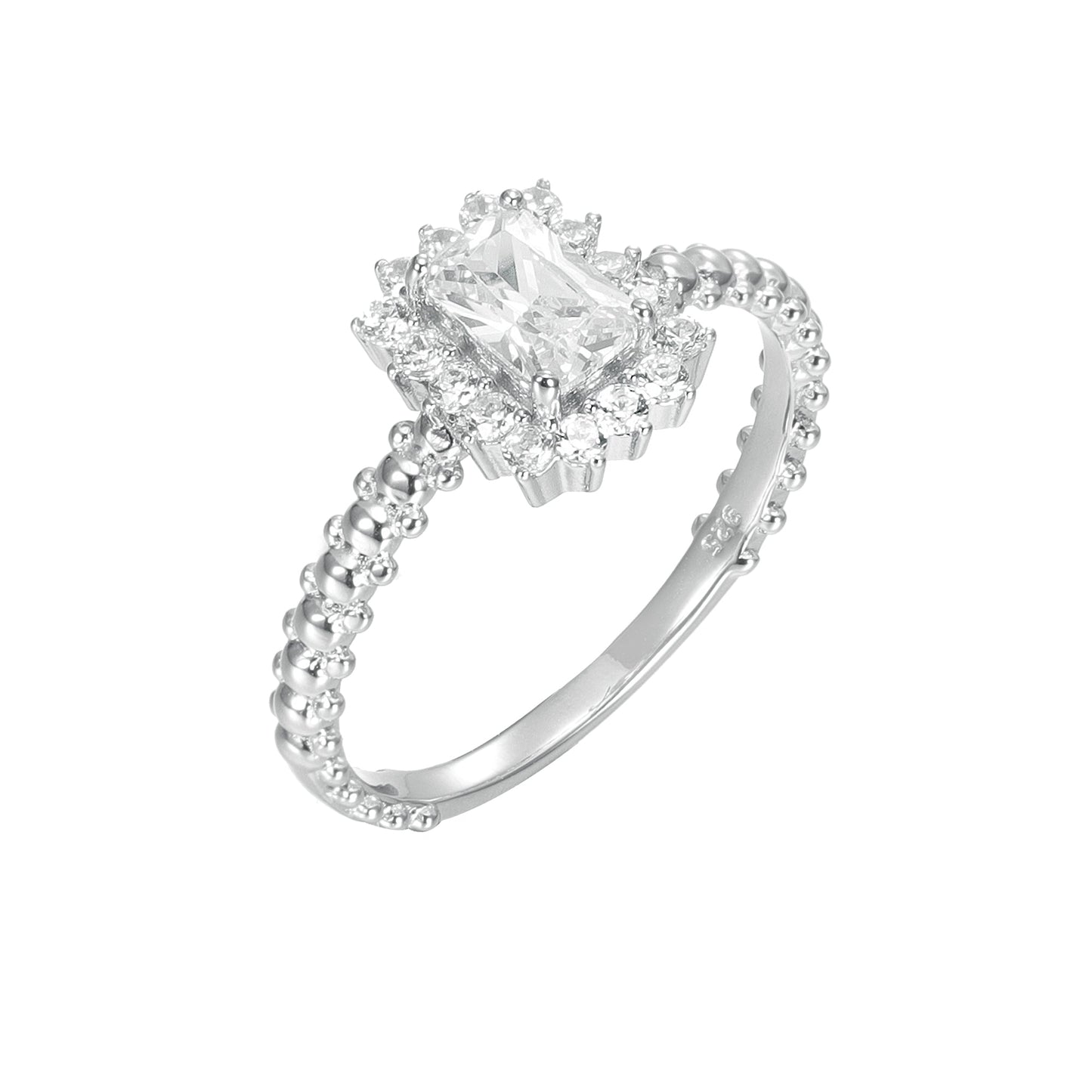 Silver CZ Ring