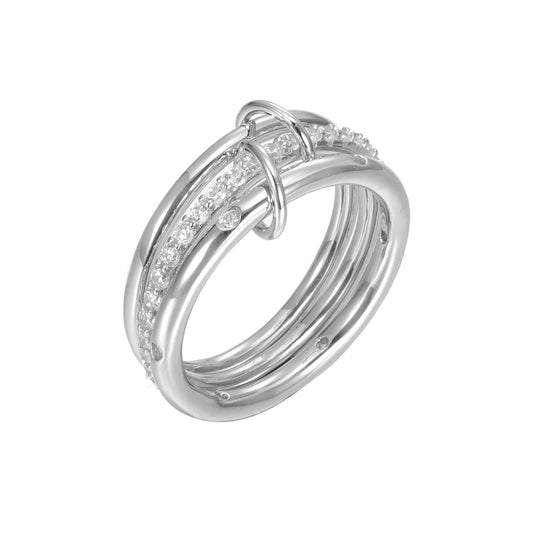 Silver CZ Ring