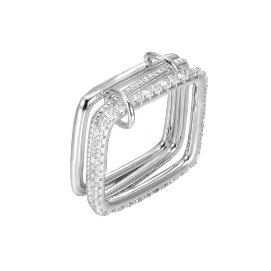 Silver CZ Ring