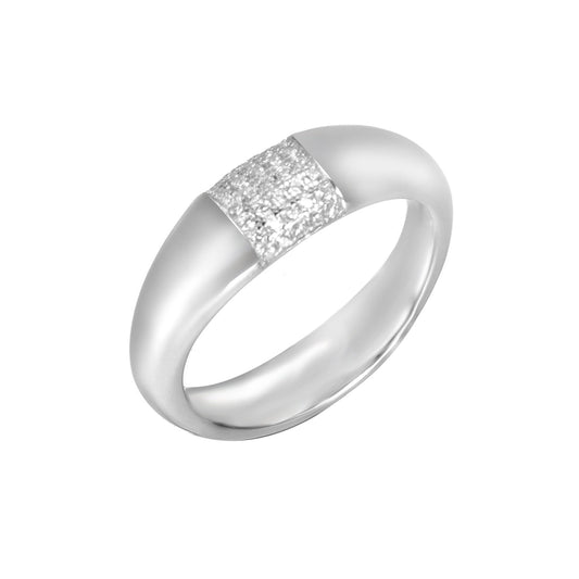 Silver CZ Ring