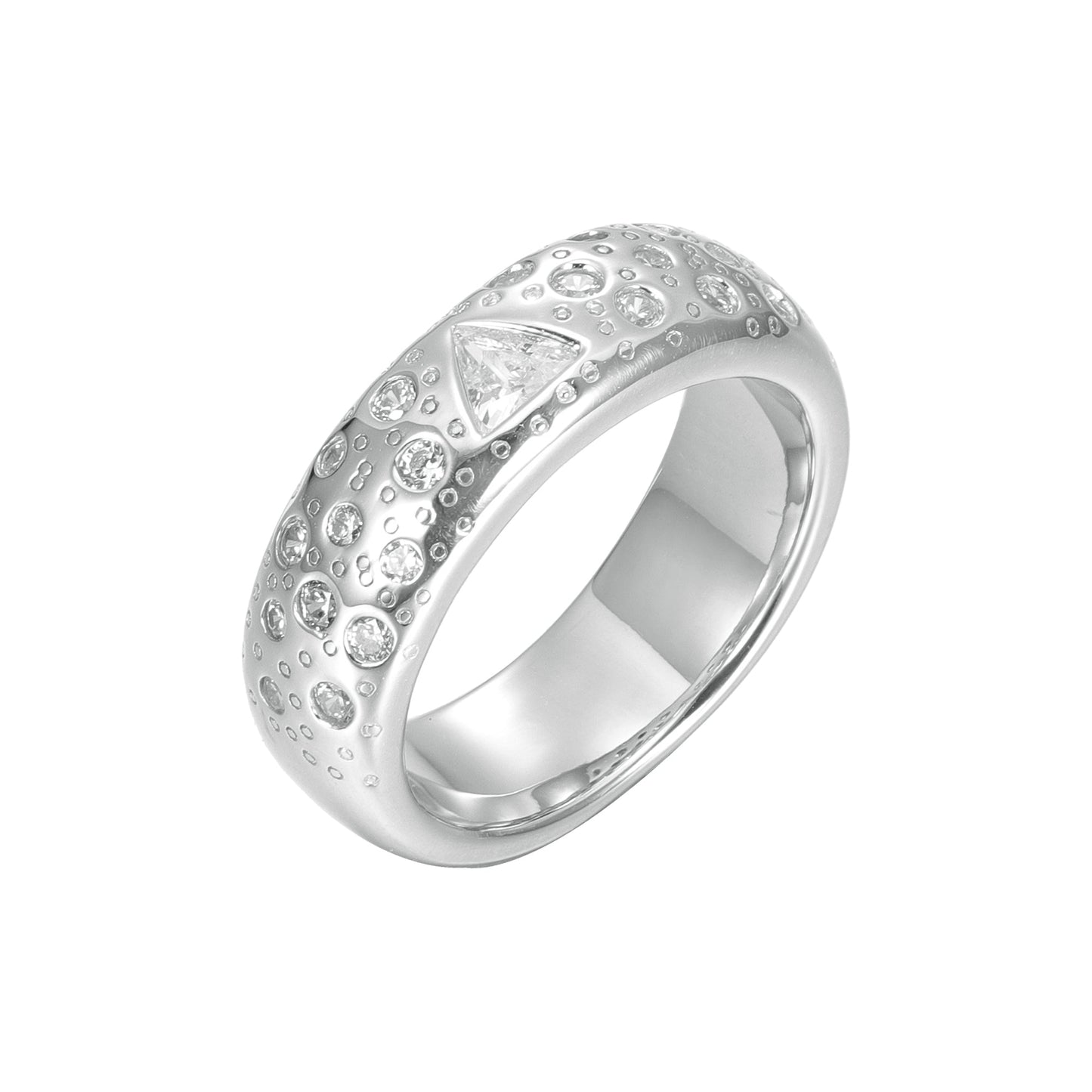 Silver CZ Ring