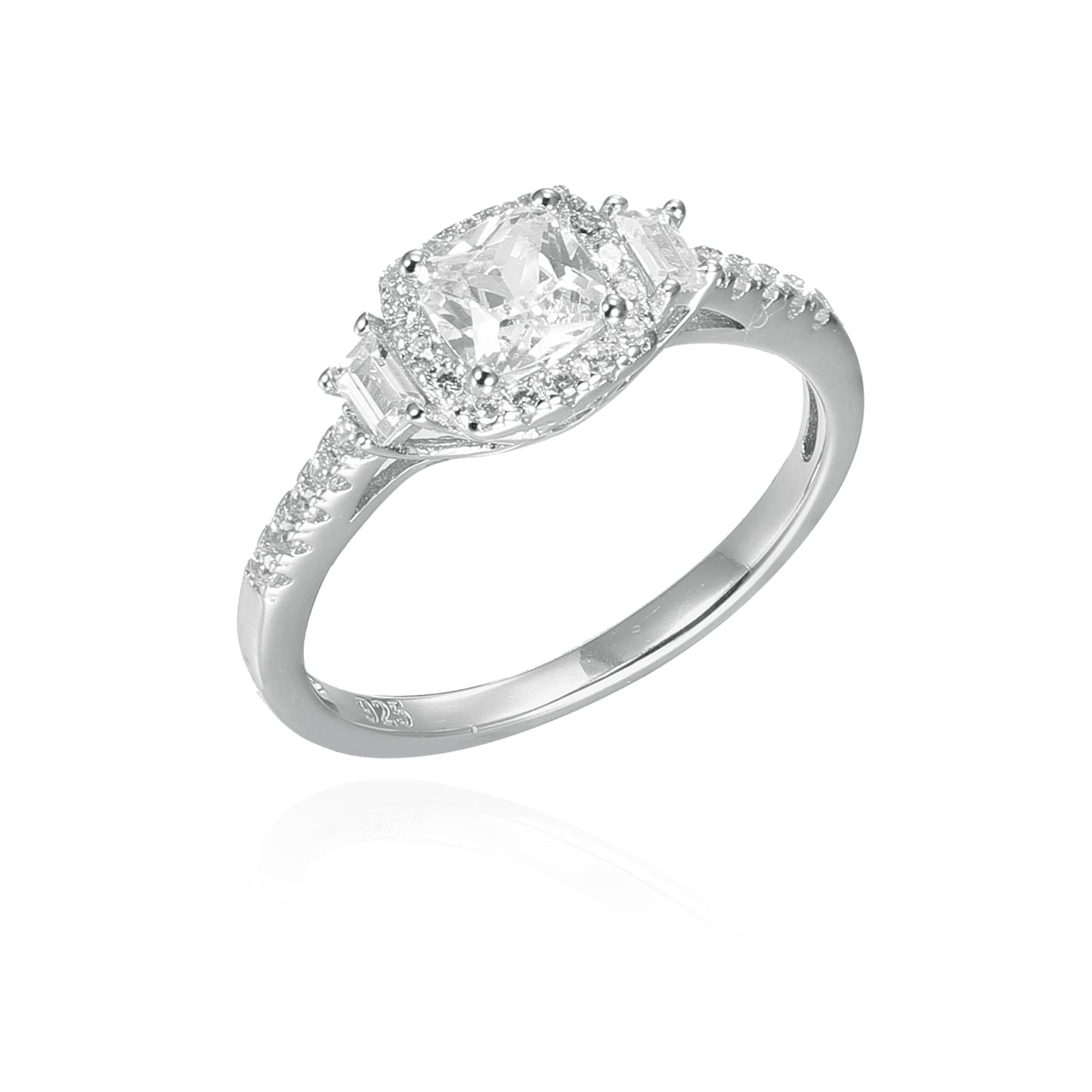 Silver CZ Ring