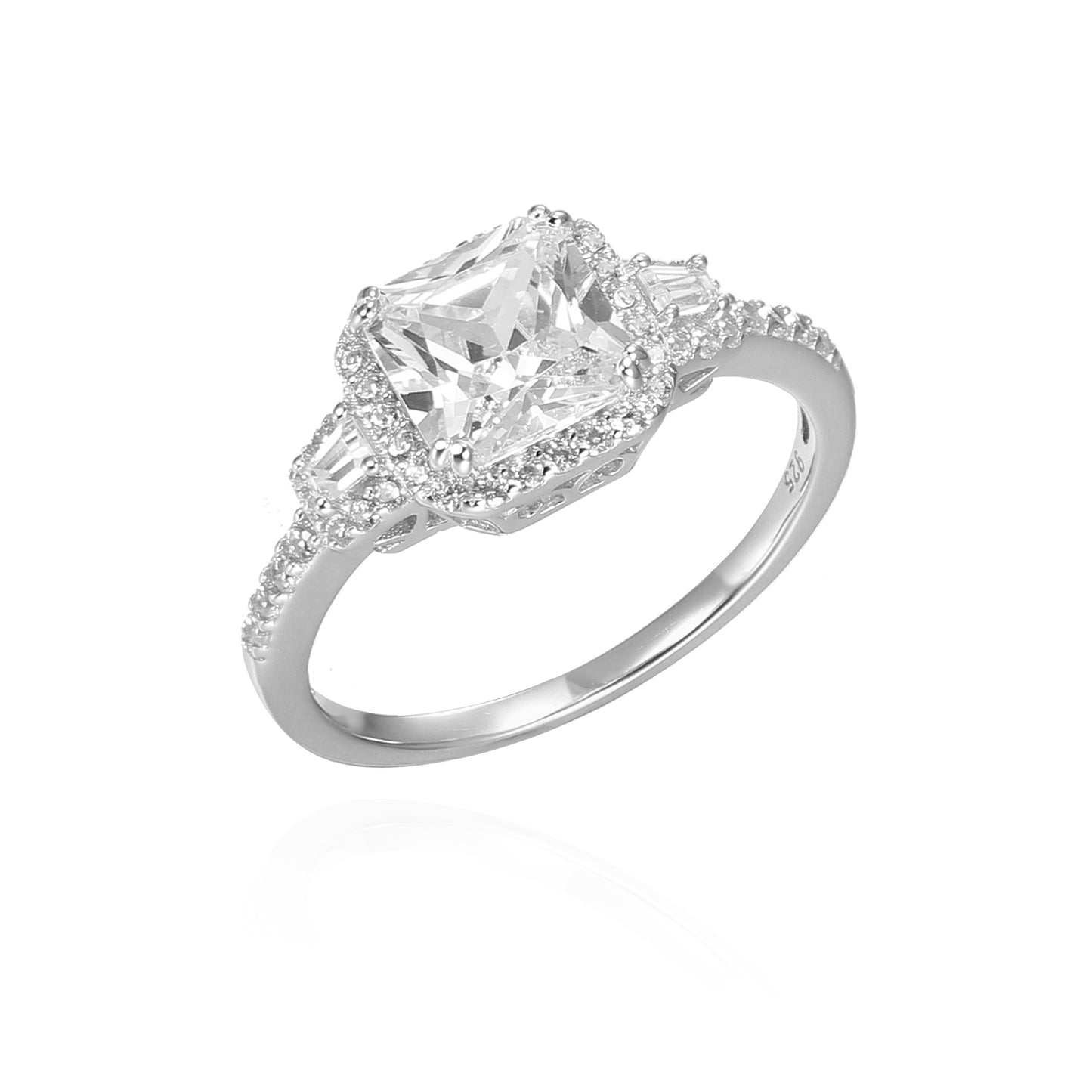 Silver CZ Ring