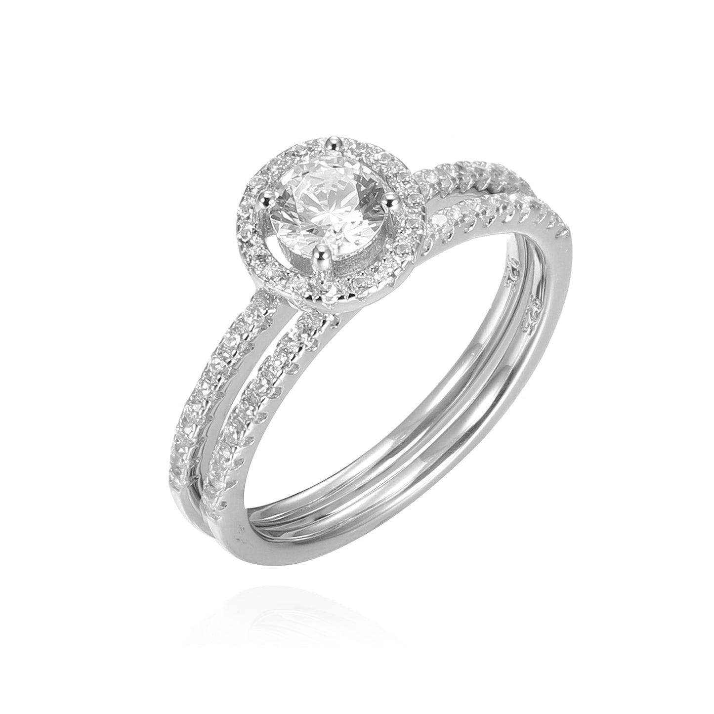 Silver CZ Ring