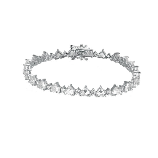 Silver CZ Tennis Bracelet