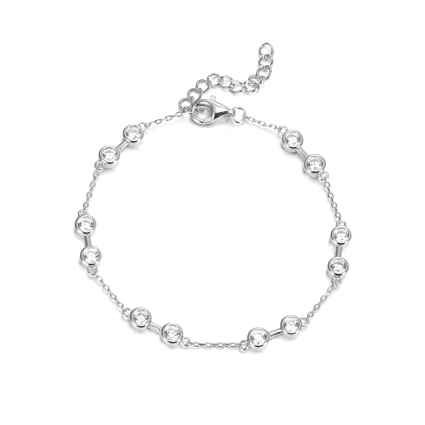 Silver CZ Bracelet