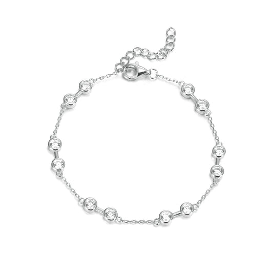 Silver CZ Bracelet