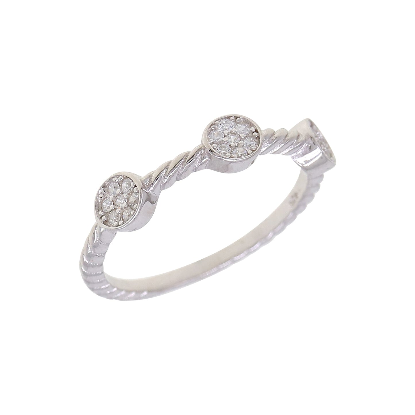 Silver CZ Ring